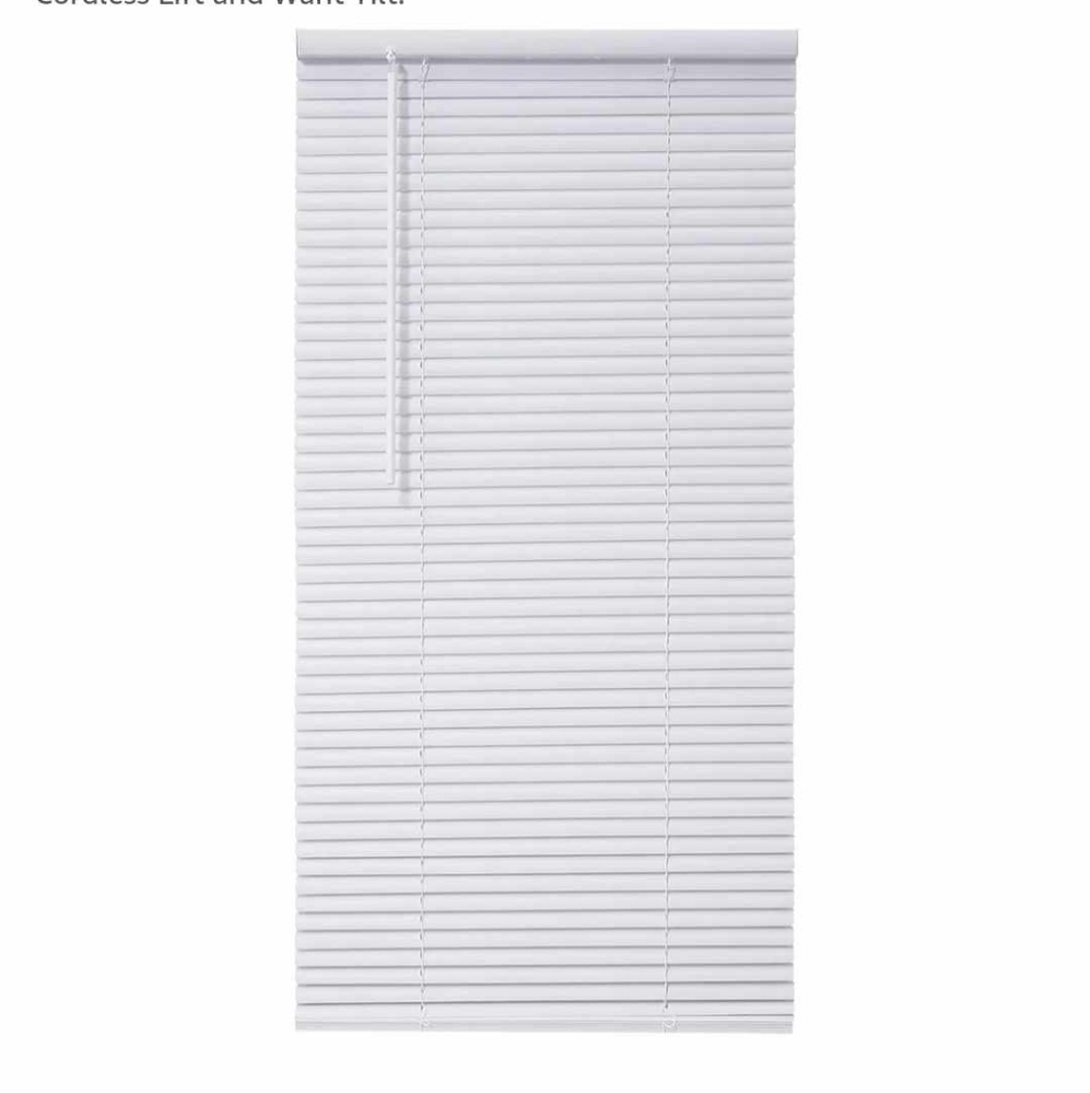 Giant White Cordless Window Blinds